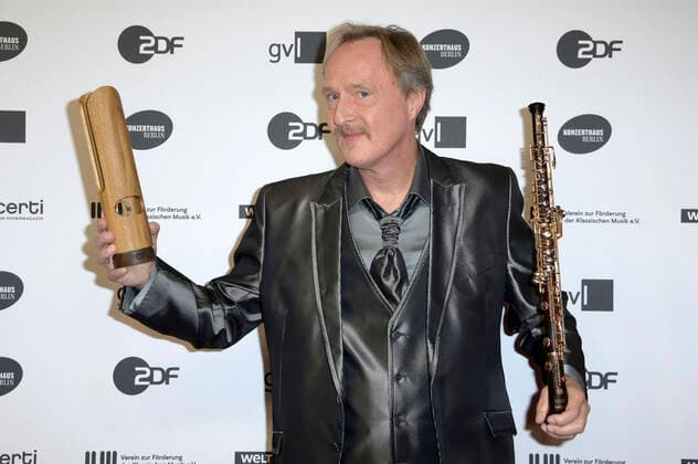 Albrecht Mayer bei der Verleihung des Opus Klassik 2022 im Konzerthaus am Gendarmenmarkt. Berlin, 09.10.2022