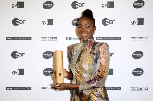 Jeanine De Bique bei der Verleihung des Opus Klassik 2022 im Konzerthaus am Gendarmenmarkt. Berlin, 09.10.2022