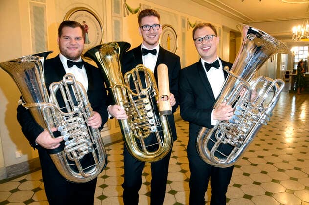 Trio 21Meter60 bei der Verleihung des Opus Klassik 2022 im Konzerthaus am Gendarmenmarkt. Berlin, 09.10.2022
