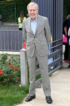 Claudio Lippi beim Tennis & Friends Event im Foro Italico. Rom, 09.10.2022
