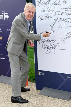 Claudio Lippi beim Tennis & Friends Event im Foro Italico. Rom, 09.10.2022