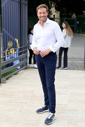 Massimiliano Ossini beim Tennis & Friends Event im Foro Italico. Rom, 09.10.2022