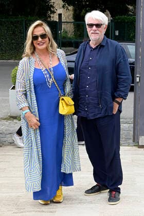 Simona Izzo und Ricky Tognazzi beim Tennis & Friends Event im Foro Italico. Rom, 09.10.2022