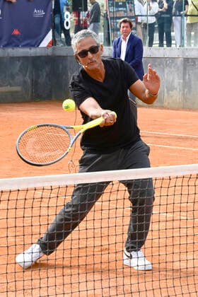 Rosario Fiorello beim Tennis & Friends Event im Foro Italico. Rom, 09.10.2022