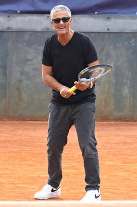 Rosario Fiorello beim Tennis & Friends Event im Foro Italico. Rom, 09.10.2022