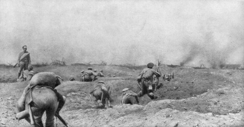RECORD DATE NOT STATED Russian offensive, Dzike Lani, Ternopil, Ukraine, First World War, 1 July 1917. Russian offensive, Dzike Lani, Ternopil, Ukraine, First World War, 1 July 1917. Artist: Unknown 