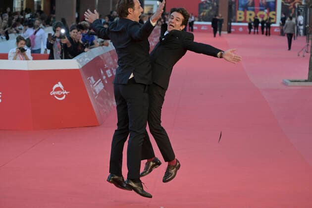 Entertainment Themen der Woche KW41 October 14, 2022, Rome, Italy: Alessandro Preziosi (l) and Francesco Mandelli (r) attend the red carpet of movie La cura at Rome Film Fest at the Auditorium Parco della Musica. Rome Italy - ZUMAs197 20221014_zaa_s197_344 Copyright: xMarioxCartellix