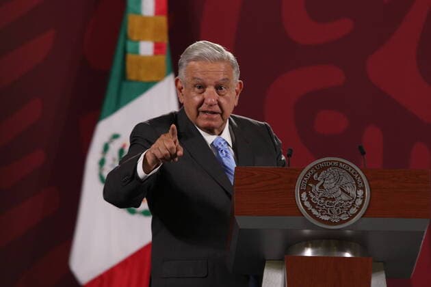 News Themen der Woche KW41 News Bilder des Tages October 13, 2022, Mexico City, Mexico: MexicoÃ¢â‚¬â ¢s President, Andres Manuel Lopez Obrador speaks during his daily briefing conference at National Palace. on October 13, 2022 in Mexico City, Mexico. Mexico City Mexico - ZUMAe321 20221014_zia_e321_023 Copyright: xeyepixx