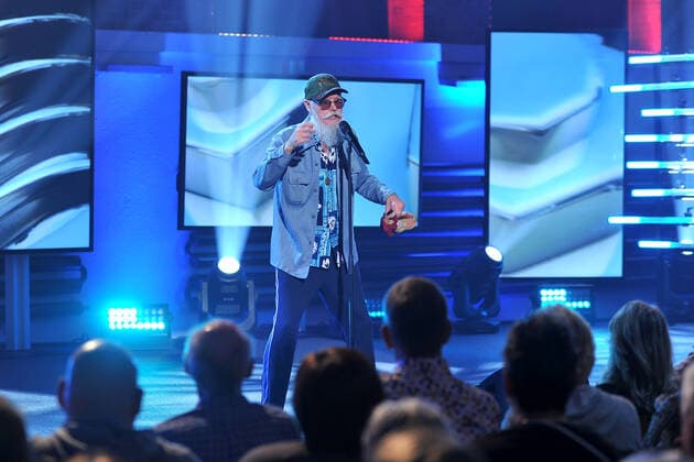 SWR 4: Gläserne 4 . Sänger Harpo ( Jan Svensson ) anläßlich der Verleihung der Gläserne 4 vom SWR 4 am 14.10.2022 in der Phoenixhalle im Römerkastell Stuttgart. 20221014MWI44841