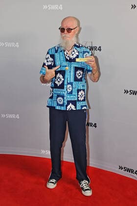 SWR 4: Gläserne 4 . Sänger Harpo ( Jan Svensson ) anläßlich der Verleihung der Gläserne 4 vom SWR 4 am 14.10.2022 in der Phoenixhalle im Römerkastell Stuttgart. 20221014MWI44949