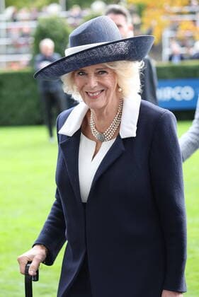 Bilder des Jahres 2022, Entertainment 10 Oktober Entertainment Themen der Woche KW41 Entertainment Bilder des Tages . 15 10 2022. Ascot , United Kingdom. Camilla, Queen Consort, at the British Champions Day at Ascot racecourse, United Kingdom.  xStephenxLockx xi-Imagesx IIM-23843-0018