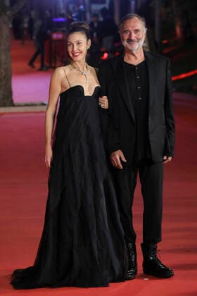 Rome Cinema Fest 2022. Rome Film Fest. Red carpet film Portrait Of The Queen . In the photo: Geraldina Polverelli Ferri, Fabrizio Ferri  Copyright: xMarcoxProvvisionatox xipa-agencyx xDxAvanzo Provvisionatox