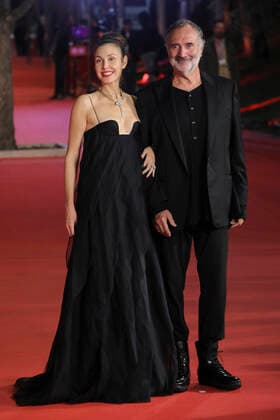 Rome Cinema Fest 2022. Rome Film Fest. Red carpet film Portrait Of The Queen . In the photo: Geraldina Polverelli Ferri, Fabrizio Ferri  Copyright: xMarcoxProvvisionatox xipa-agencyx xDxAvanzo Provvisionatox