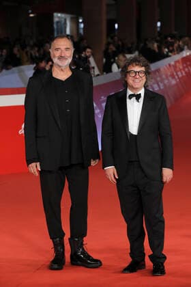 Rome Cinema Fest 2022. Rome Film Fest. Red carpet film Portrait Of The Queen . In the picture: Fabrizio Ferri, Remo Anzovino  Copyright: xMarcoxProvvisionatox xipa-agencyx xDxAvanzo Provvisionatox