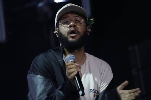 RECORD DATE NOT STATED October 15, 2022, Sao Paulo, Brazil: Show by rappers Emicida, Drik Barbosa, Rael and Evandro Fioti, with the participation of Tuyo, during the Novabrasil Music Festival, which takes place this weekend at Sambodromo do Anhembi, in Sao Paulo, on Saturday (15).  Copyright: xLecoxVianax