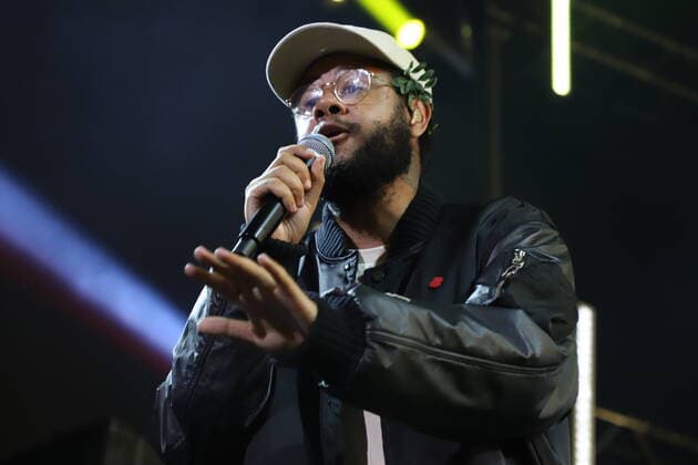 RECORD DATE NOT STATED October 15, 2022, Sao Paulo, Brazil: Show by rappers Emicida, Drik Barbosa, Rael and Evandro Fioti, with the participation of Tuyo, during the Novabrasil Music Festival, which takes place this weekend at Sambodromo do Anhembi, in Sao Paulo, on Saturday (15).  Copyright: xLecoxVianax