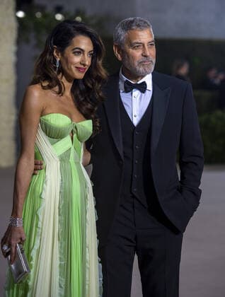 Bilder des Jahres 2022, Entertainment 10 Oktober Entertainment Themen der Woche KW41 George Clooney and Amal Clooney attend the Second Annual Academy Museum Gala at the Academy of Motion Pictures in Los Angeles on Saturday, October 15, 2022. 1 LAP2022101581 MIKExGOULDING