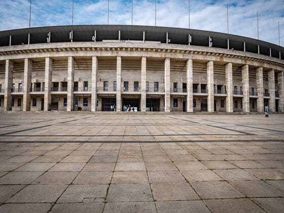 Berlin Charlottenburg; das Olympiastadion - 16.10.2022 Berlin