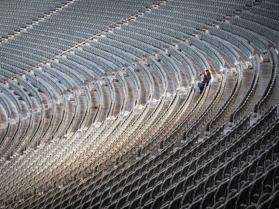 Berlin Charlottenburg; das Olympiastadion - 16.10.2022 Berlin