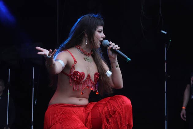 RECORD DATE NOT STATED October 16, 2022, Sao Paulo, Brazil: Show by the group Bala Desejo with the participation of the singer Duda Beat during the Novabrasil Music Festival, which takes place this weekend at Sambodromo do Anhembi, in Sao Paulo, on Sunday (16).  Copyright: xYurixMurakamix