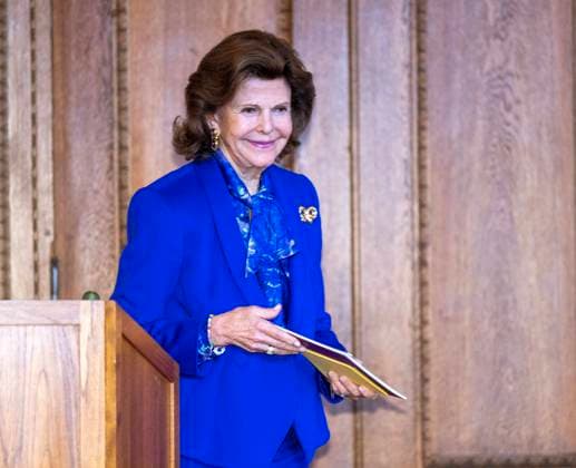 STOCKHOLM 20221018 Queen Silvia presents the Child10 prize in the Bernadotte Library at Stockholm Palace STOCKHOLM SWEDEN x60160x,  Copyright: xStefanxJerrevang TTx CHILD 10-PRISET