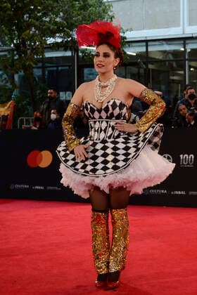 October 18, 2022, Mexico City, Mexico: Gloria Aura attends the 4th Metropolitan Theater Awards (Los Metro) red carpet at the Centro Cultural del Bosque. on October 18, 2022 in Mexico City, Mexico. Mexico City USA - ZUMAe321 20221018_zia_e321_108 Copyright: xCarlosxTischlerx