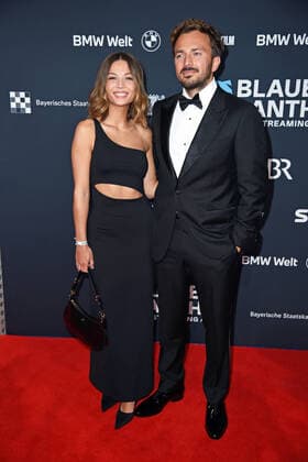 Lena Meckel, David Helmut bei der Preisverleihung Blauer Panther TV & Streaming Award in der BMW-Welt in München am 19.10.2022