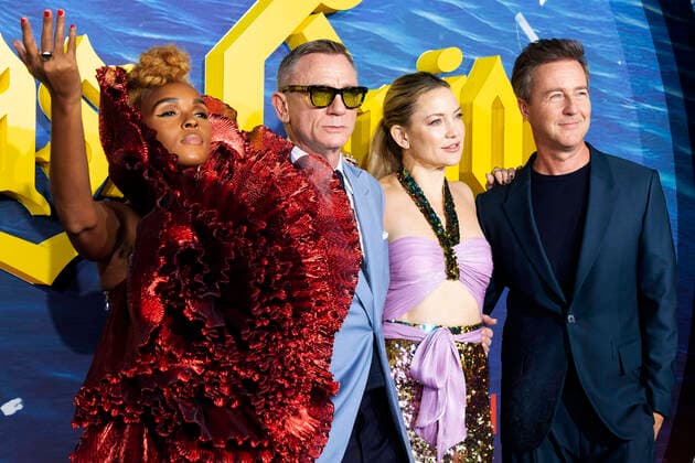 Bilder des Jahres 2022, Entertainment 10 Oktober Janelle Monae, Daniel Craig, Kate Hudson und Edward Norton bei der Premiere des Kinofilms Punales por la espalda: El misterio de Glass Onion Glass Onion: A Knives Out Mystery im Cine Callao. Madrid, 19.10.2022 Janelle Monae, Daniel Craig, Kate Hudson, Edward Norton *** Janelle Monae, Daniel Craig, Kate Hudson and Edward Norton at the premiere of the motion picture Punales por la espalda El misterio de Glass Onion Glass Onion A Knives Out Mystery at Cine Callao Madrid, 19 10 2022 Janelle Monae, Daniel Craig, Kate Hudson, Edward Norton.  Foto:xDyDxFotografosx xFuturexImage