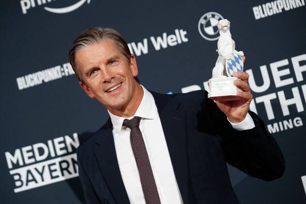 Preisverleihung Blauer Panther TV & Streaming Award in München Preisträger Markus Lanz bei der Verleihung des Blauen Panther - Bayerischer Fernsehpreis in der BMW Welt in München. Copyright: xEventpressxGolejewskix