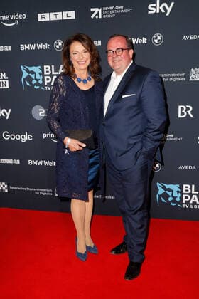 Preisverleihung Blauer Panther TV & Streaming Award in München Uschi Dämmrich von Luttitz auf dem roten Teppich bei der Verleihung des Blauen Panther - Bayerischer Fernsehpreis in der BMW Welt in München. Copyright: xEventpressxGolejewskix
