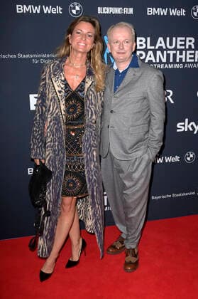 Rüdiger Bach und Franziska bei der Verleihung vom Blauer Panther - TV & Streaming Award 2022 in der BMW Welt. München, 19.10.2022