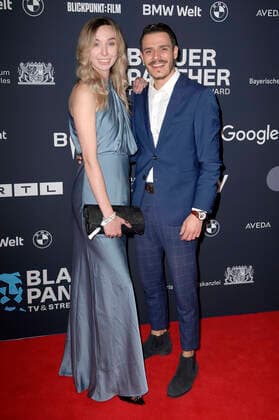 Ricarda Richter und Gioele Viola bei der Verleihung vom Blauer Panther - TV & Streaming Award 2022 in der BMW Welt. München, 19.10.2022