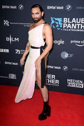 Conchita Wurst bei der Verleihung vom Blauer Panther - TV & Streaming Award 2022 in der BMW Welt. München, 19.10.2022