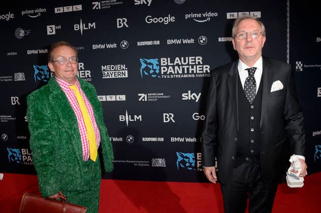 Wigald Boning und Olli Dittrich bei der Verleihung vom Blauer Panther - TV & Streaming Award 2022 in der BMW Welt. München, 19.10.2022