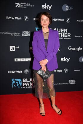 Julia Koschitz Verleihung Blauer Panther - TV & Streaming Award 2022 Ehrung, Auszeichnung, Preis BMW Welt München 19. Oktober 2022