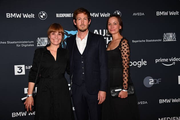 Stefan Murr und Kathrin Ana Stahl Verleihung Blauer Panther - TV & Streaming Award 2022 Ehrung, Auszeichnung, Preis BMW Welt München 19. Oktober 2022