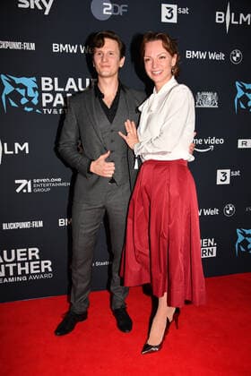 Viola Wedekind Verleihung Blauer Panther - TV & Streaming Award 2022 Ehrung, Auszeichnung, Preis BMW Welt München 19. Oktober 2022