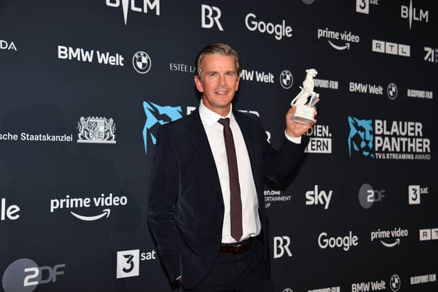 Markus Lanz Verleihung Blauer Panther - TV & Streaming Award 2022 Ehrung, Auszeichnung, Preis BMW Welt München 19. Oktober 2022