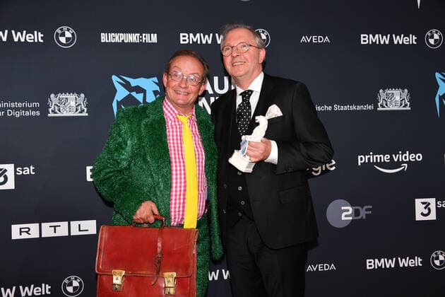 Wigald Boning und Olli Dittrich Verleihung Blauer Panther - TV & Streaming Award 2022 Ehrung, Auszeichnung, Preis BMW Welt München 19. Oktober 2022
