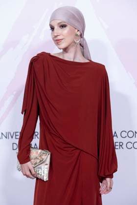 Elena Huelva attends to Cancer Ball Charity Dinner presented by Elle Magazine at the Royal Theatre photocall on October 20, 2022 in Madrid, Spain Madrid Madrid Spain Copyright: xNLx