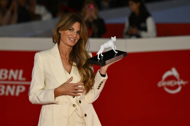 October 22, 2022, Roma, Italy: Rome, Italy - October 22: Jemima Khan Attends The Red Carpet During The 17th Rome Film Festival At Auditorium Parco Della Musica On October 22, 2022 In Rome, Italy. Roma Italy  - ZUMAl164 20221022_zsa_l164_431 Copyright: xDomenicoxCippitellix
