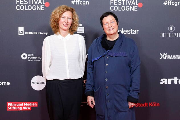 Nana Neul und Martina Richter beim Screening des Kinofilms Töchter , dem Gewinner vom Manfred Stelzer Preis, auf dem 32. Film Festival Cologne 2022 im Filmpalast. Köln, 22.10.2022