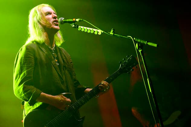 Justin Sullivan von New Model Army live bei einem Konzert der 40th Anniversary -Tour im Capitol. Hannover, 23.10.2022