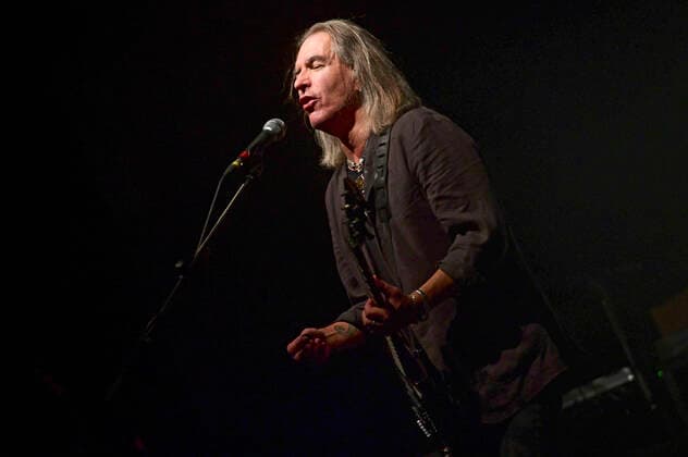 Justin Sullivan von New Model Army live bei einem Konzert der 40th Anniversary -Tour im Capitol. Hannover, 23.10.2022