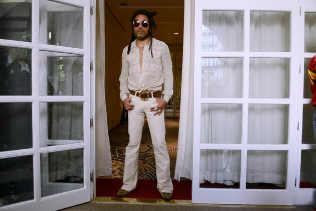 October 25, 2022, Mexico City, Mexico: American singer Lenny Kravitz attends a press conference to promote Nocheluna sotol at Four Season Hotel. on October 25, 2022 in Mexico City, Mexico. Mexico City Mexico - ZUMAe321 20221025_zia_e321_005 Copyright: xCarlosxTischler EyepixxGroupx