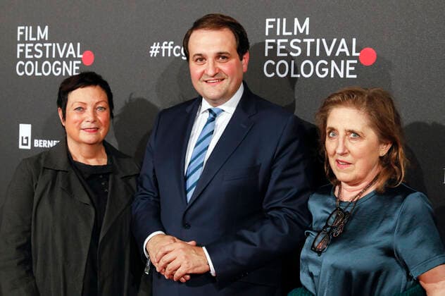Martina Richter, Nathanael Liminski, und Petra Müller bei der Verleihung der Film Festival Cologne Awards auf dem 32. Film Festival Cologne 2022 im E-Werk. Köln, 27.10.2022