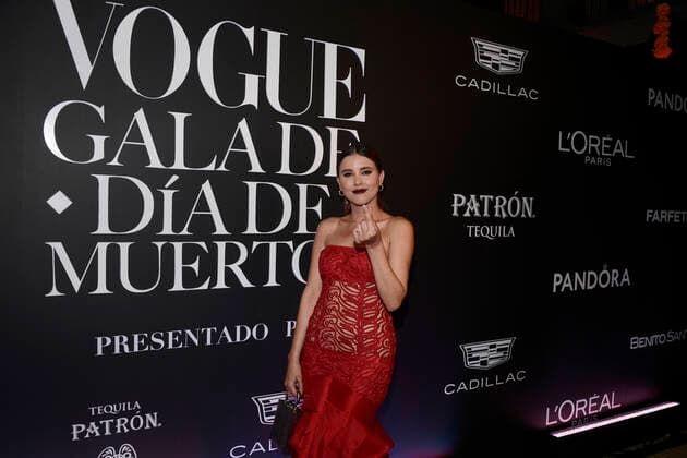 Day Of The Dead Vogue Gala Black Carpet October 27, 2022, Mexico City, Mexico: Paulina Goto attends the black carpet of Day of the Dead Gala by Vogue at National Numismatic Museum. on October 27, 2022, Mexico City, Mexico. (Photo by Carlos Tischler Eyepix Group) Copyright: xCarlosxTischler xEyepixxGroupx CT_27102022_79884