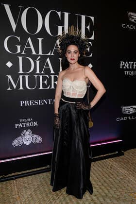 Day Of The Dead Vogue Gala Black Carpet October 27, 2022, Mexico City, Mexico: Pilar Santacruz attends the black carpet of Day of the Dead Gala by Vogue at National Numismatic Museum. on October 27, 2022, Mexico City, Mexico. (Photo by Carlos Tischler Eyepix Group) Copyright: xCarlosxTischler xEyepixxGroupx CT_27102022_79892