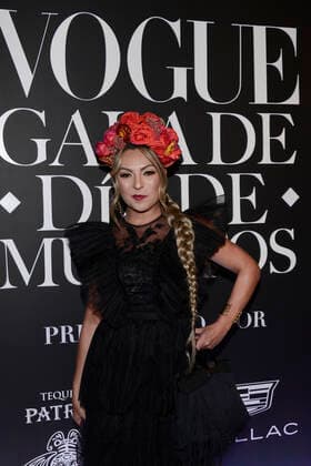 Day Of The Dead Vogue Gala Black Carpet October 27, 2022, Mexico City, Mexico: Mariana Ochoa attends the black carpet of Day of the Dead Gala by Vogue at National Numismatic Museum. on October 27, 2022, Mexico City, Mexico. (Photo by Carlos Tischler Eyepix Group) Copyright: xCarlosxTischler xEyepixxGroupx CT_27102022_79919