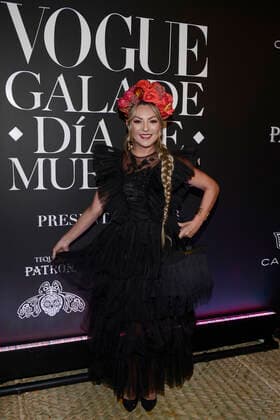 Day Of The Dead Vogue Gala Black Carpet October 27, 2022, Mexico City, Mexico: Mariana Ochoa attends the black carpet of Day of the Dead Gala by Vogue at National Numismatic Museum. on October 27, 2022, Mexico City, Mexico. (Photo by Carlos Tischler Eyepix Group) Copyright: xCarlosxTischler xEyepixxGroupx CT_27102022_79920